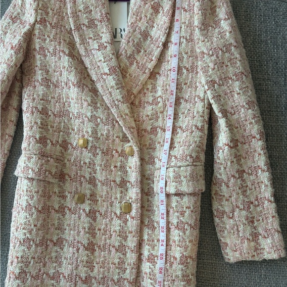 💖 Brand New Zara Textured Blazer – Size Small 💖 - Picture 6 of 7